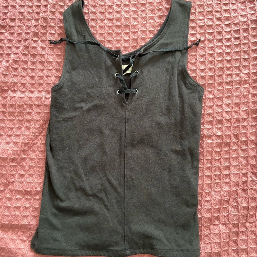 Hollister Black Lace Tank Top